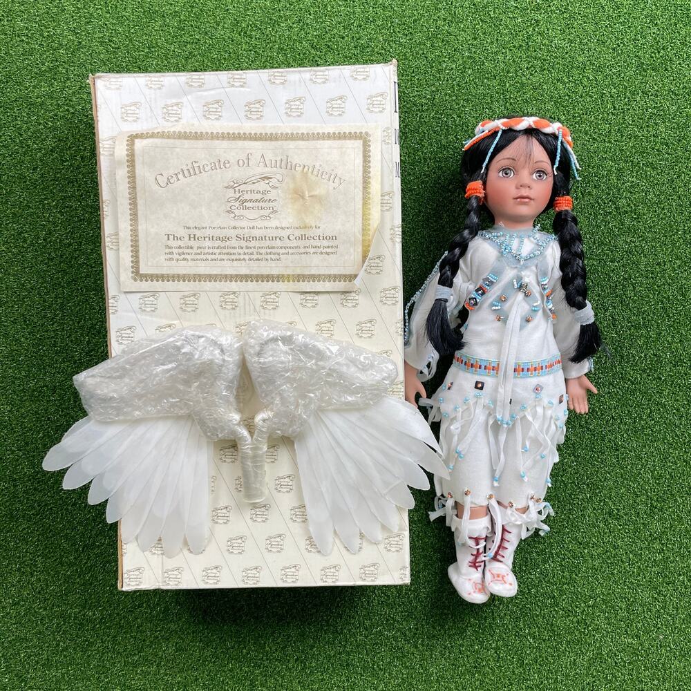 Vintage Heritage Signature Collection Porcelain Halona Angel Doll